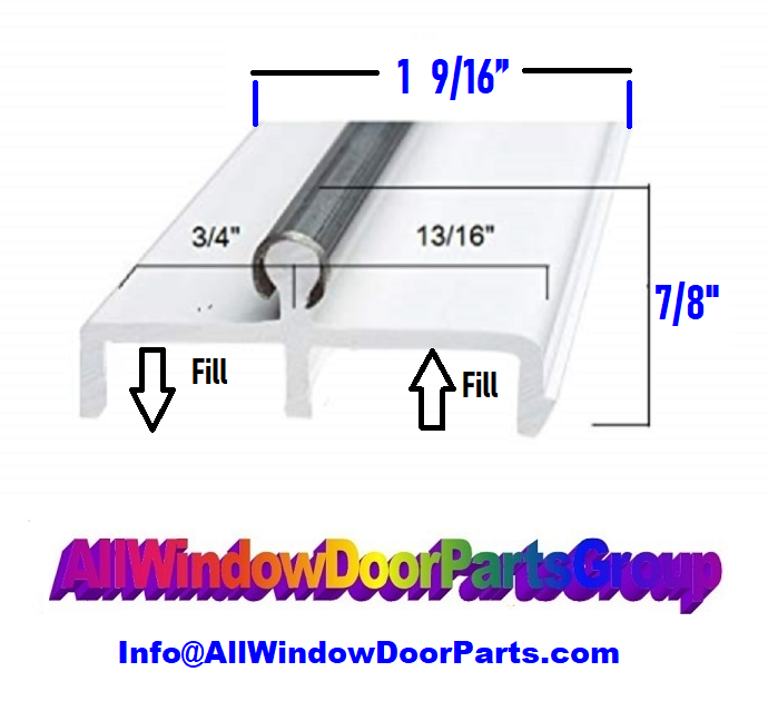 Slider Patio Door Track Assembly Sliding Glass Patio Door Repair